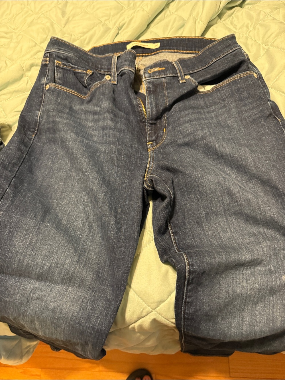 Levi's Women's Dark Indigo Boyfriend Jeans